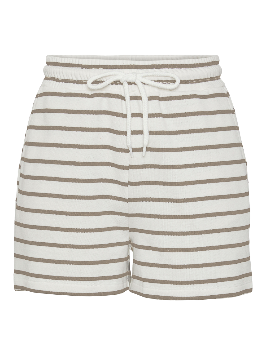 PCCHILLI Shorts - Cloud Dancer/Silver Mink